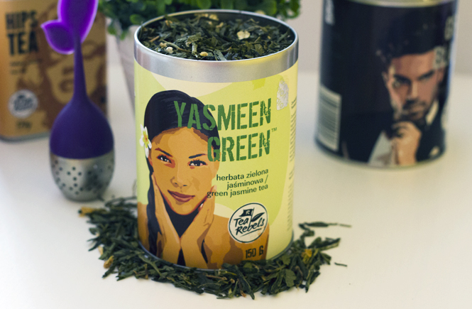 Zielona herbata z dodatkiem kwiatów jaśminu Zielona herbata YASMEEN GREEN